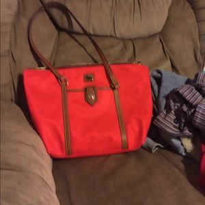 Red Tote Dooney & Bourke Bag